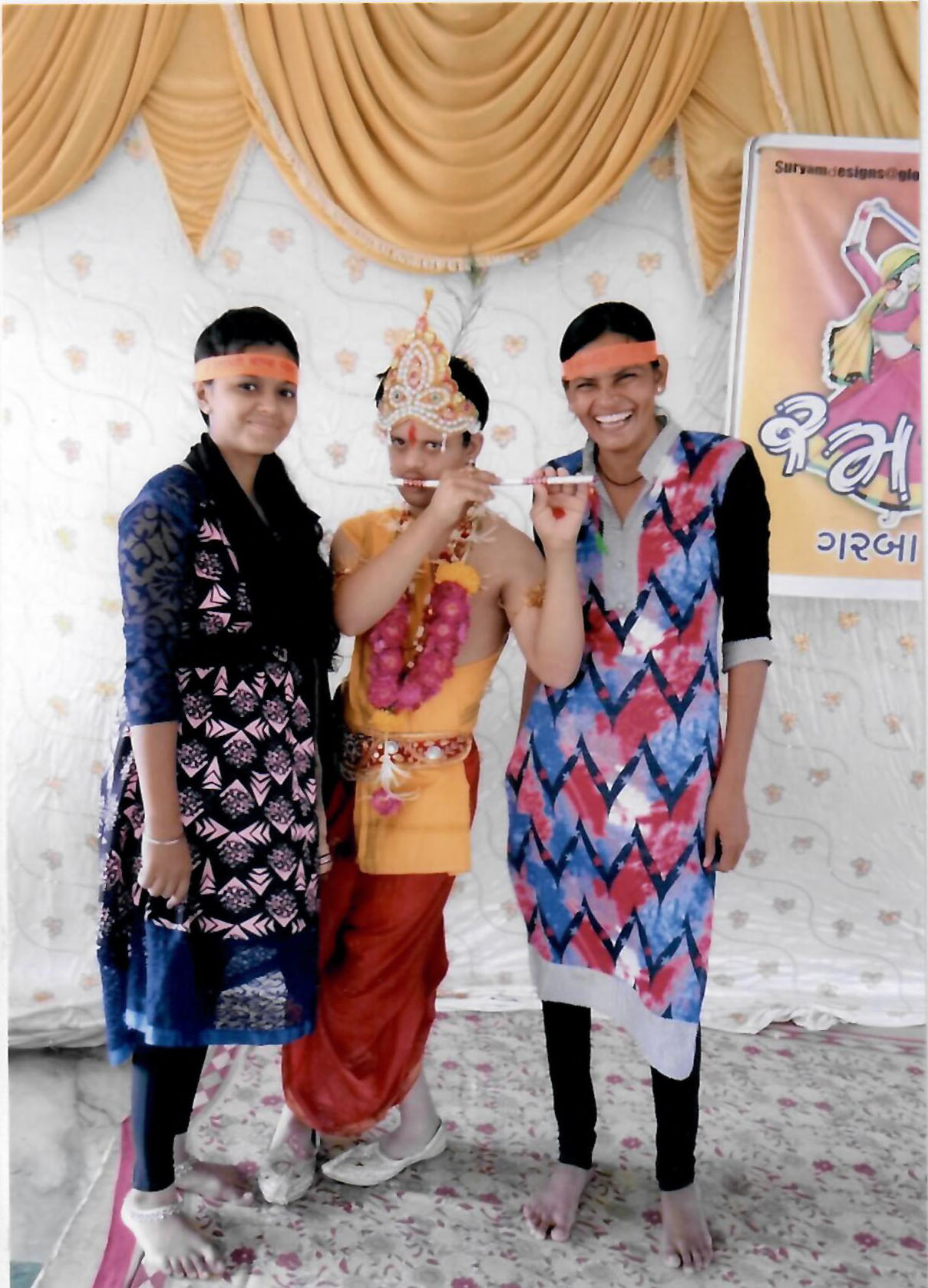 Get the children ready for the Kala Utsav July 2017